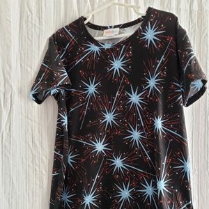 LuLaRoe Patriotic Gracie Tee, sz8